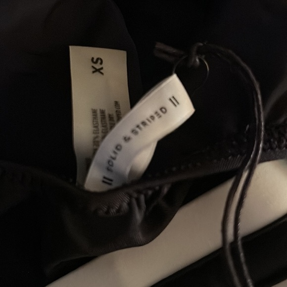 NWT ANTHRO SOLID & STRIPED the Nina belted black size XS - Picture 4 of 16